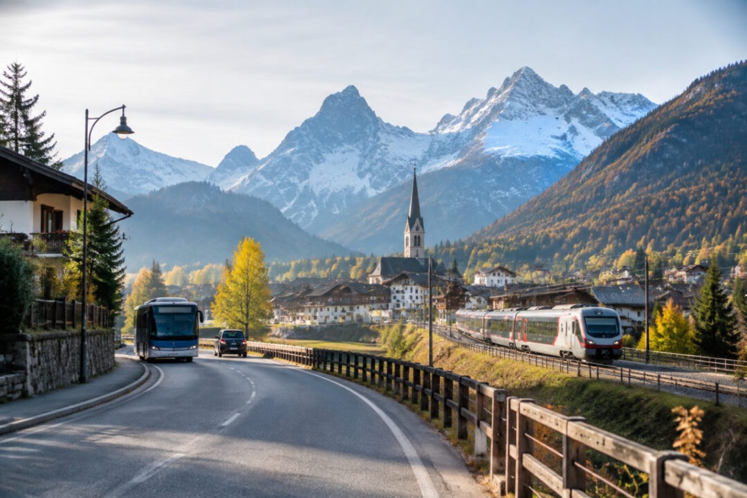 Panorama montano per come raggiungere San Vito di Cadore in auto